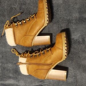 Sugar brand Rory high heel boots. Size 6